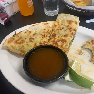 Birria quesadilla. With its "au jus"