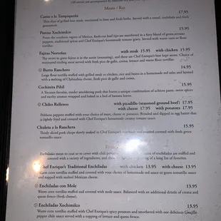 Entrees