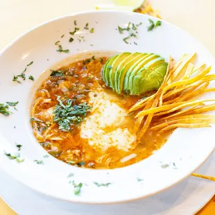 Chicken tortilla soup