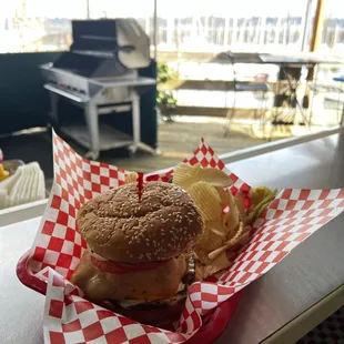 Delicious Salmon Burger