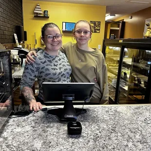 The owner, Hope Burke, and Kaleya Marie, creator of the soon to be famous Strawberry Bunny Butt!