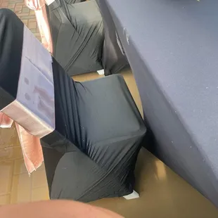 Outdoor tent guest pov