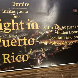 Night in Puerto Rico