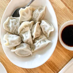 Pork, Shrimp, Chives Dumplings