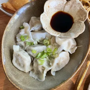 Pork, Shrimp, Chives Dumplings - not very tasty