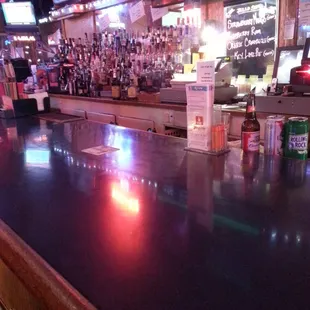 Love being behind the bar
