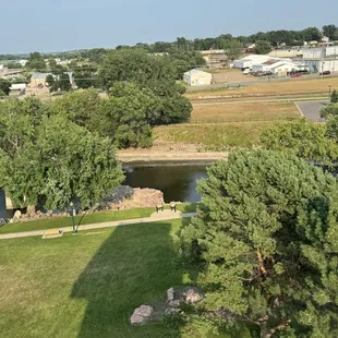 Walking trails from downtown are really nice.