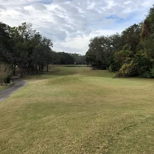 Hole 8. 314 yards from white tees to green. But then there's the pond.......