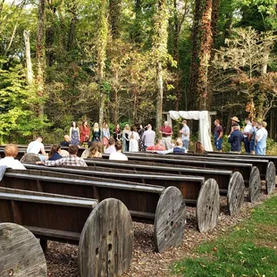 Rehearsal at this enchanted venue