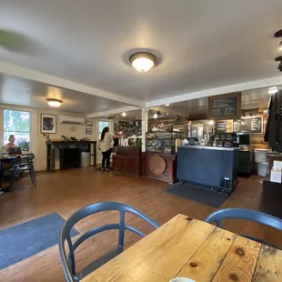 Inside coffee shop/inside seating area