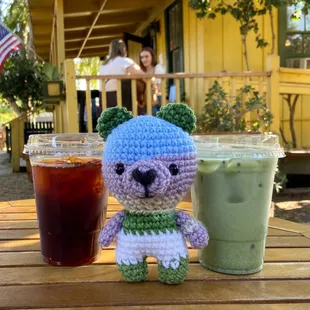 Matcha and cold brew