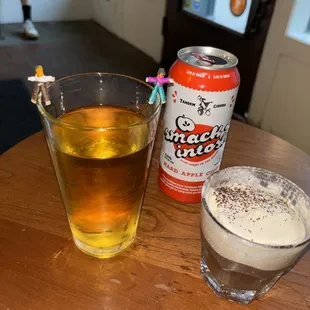 Cider and espresso martini