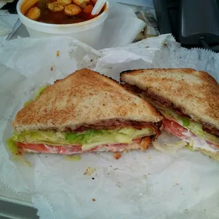 BLT &amp; soup combo