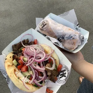 Lamb Gyro &amp; Cuban Sandwich