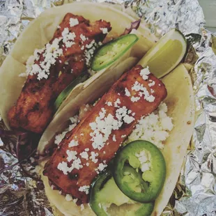 Blackened Mahi Mahi Tacos