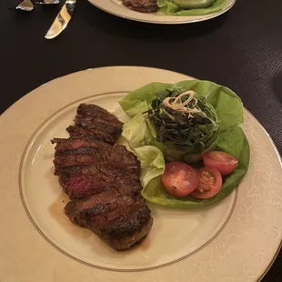 Filet mignon with tamarind fish sauce and watercress salad. The sauce was soooo good