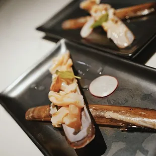 Dish 6: Washington razor clams