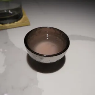 Lychee sake shot