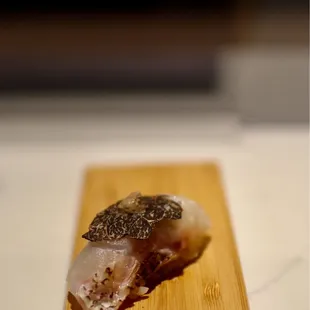 Snapper with truffle