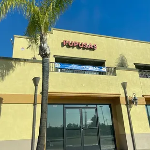 he entrance to the store