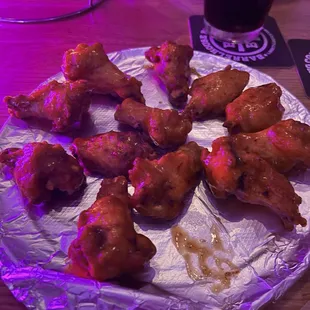 Mango habanero - sauce was good and spicy but wings were soggy and not well cooked