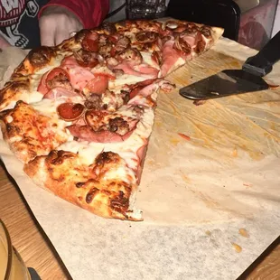 Lover's meat pizza - yum