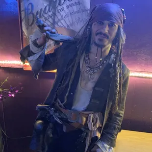 Captain Jack showed up!