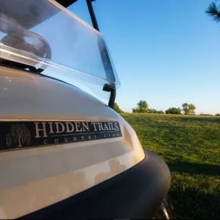 The golf carts are kept in excellent condition