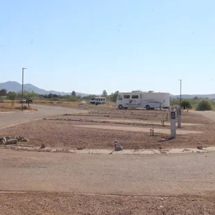 70' pull through sites.