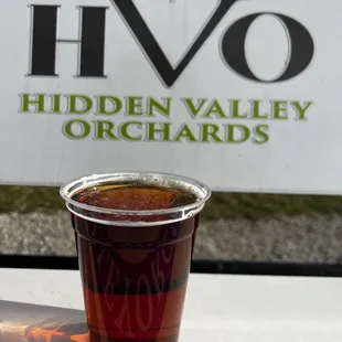 Heart States Pumpkin Lager on an outdoor bench