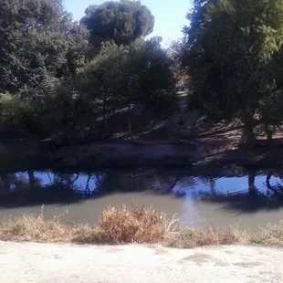 Finally, water in the creek