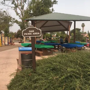 Reservable picnic area