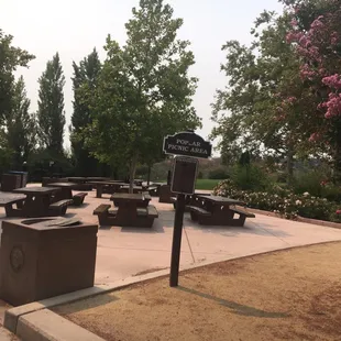 Reservable picnic area