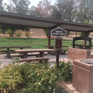 Reservable picnic area
