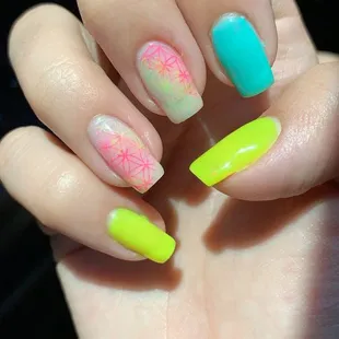 Gel nails done by Kayla Cerda