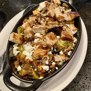 Brussel Sprouts add chicken