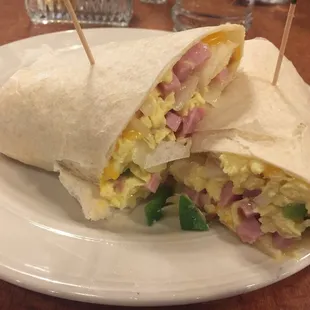 The breakfast burrito