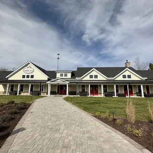 the front of the house