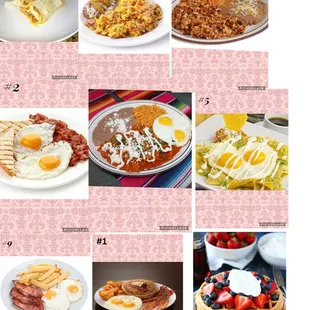 Desayunos BREAKFAST todos los dias