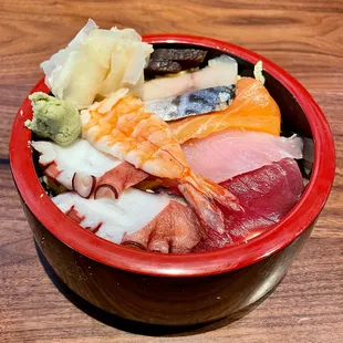 8. Chirashi Sushi