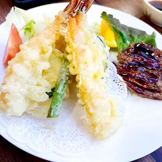 Beef Tempura and Teriyaki Lunch Special Combo