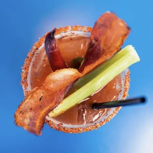 Hideaways delicious Bloody Mary's!