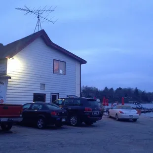 View from the parking lot