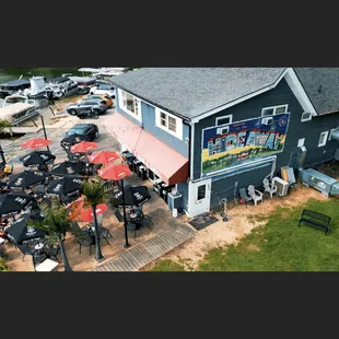 sushi and sashimi, outside