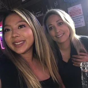 two women taking a selfie