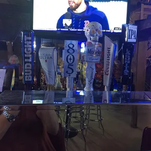 a man on a television screen