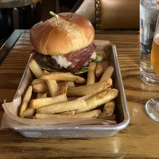 Mushroom Swiss Burger