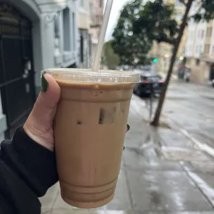 Iced coffee with sweet cream $3.95