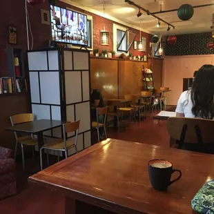 Comfy couches and free internet!