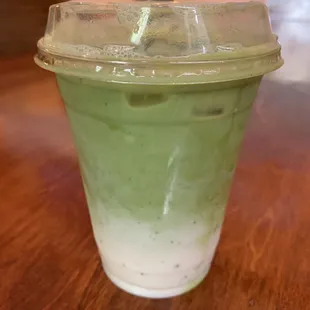 Almond Matcha Latte